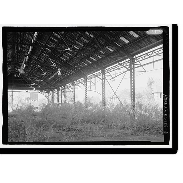 Historic Print, Western Railway of Alabama Montgomery Rail Shops, 701