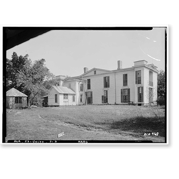 Historic Print, Westwood, Water Avenue (State Highway 61), Uniontown, Perry County, AL - 3, 16" x 20"