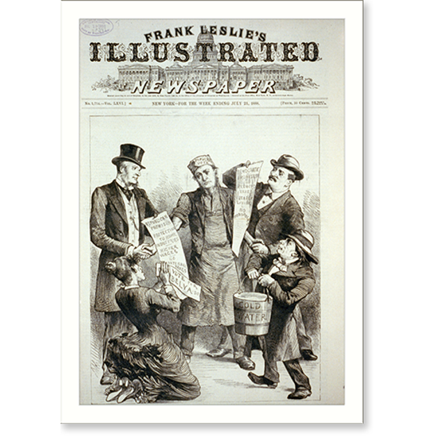 Historic Print, Which? A timely question [man labeled popular vote