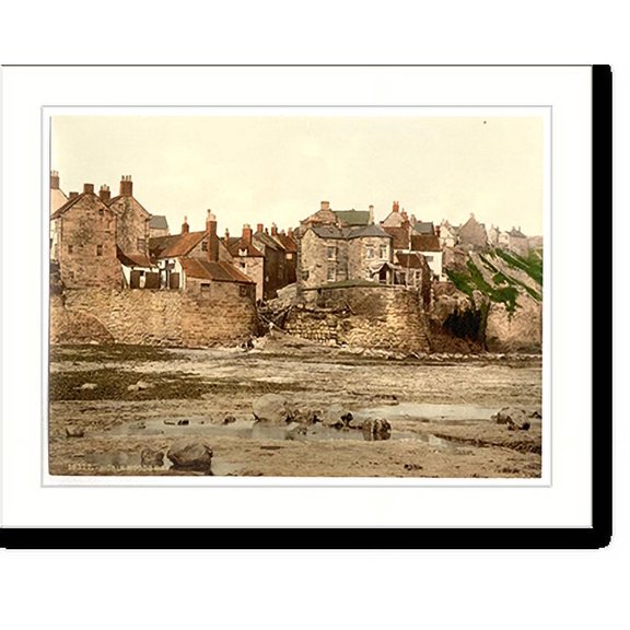 Historic Print, Whitby Robin Hoods Bay Yorkshire England - 2, 18" x 24"