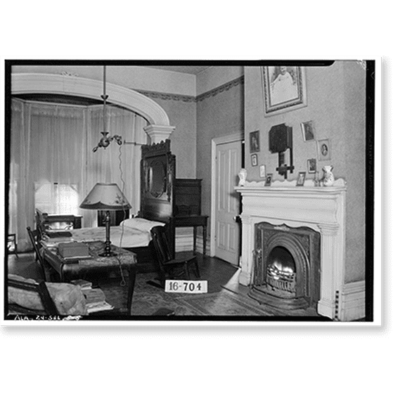 Historic Print, White-Franklin House, 819 Jefferson Davis Avenue, Selma, Dallas County, AL - 5, 18" x 24"