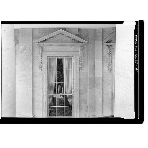 Historic Print, White House, 1600 Pennsylvania Avenue, Northwest, Washington, District of Columbia, DC - 150, 18" x 24"