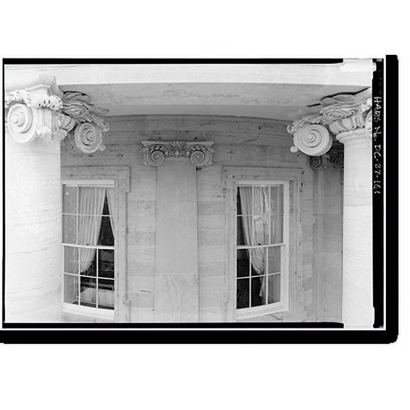 Historic Print, White House, 1600 Pennsylvania Avenue, Northwest, Washington, District of Columbia, DC - 160, 18" x 24"