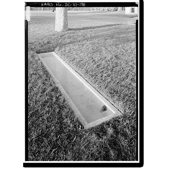 Historic Print, White House, 1600 Pennsylvania Avenue, Northwest, Washington, District of Columbia, DC - 197, 16" x 20"