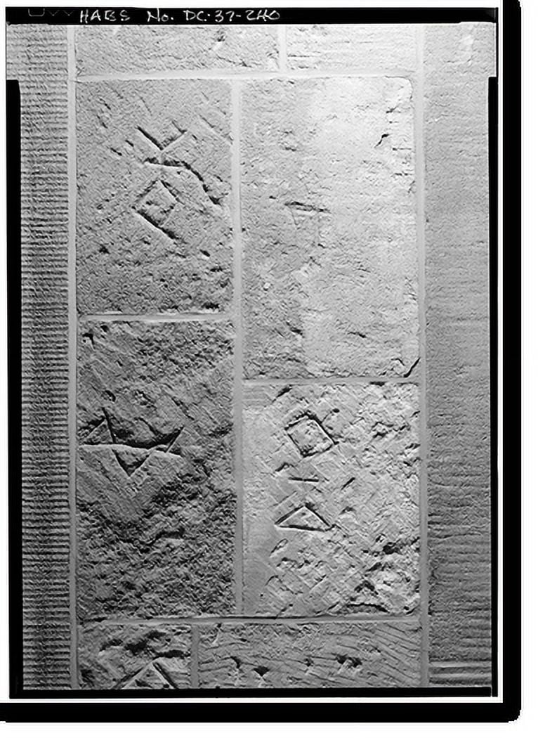 Historic Print, White House, 1600 Pennsylvania Avenue, Northwest