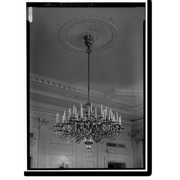 Historic Print, White House, 1600 Pennsylvania Avenue, Northwest, Washington, District of Columbia, DC - 359, 18" x 24"