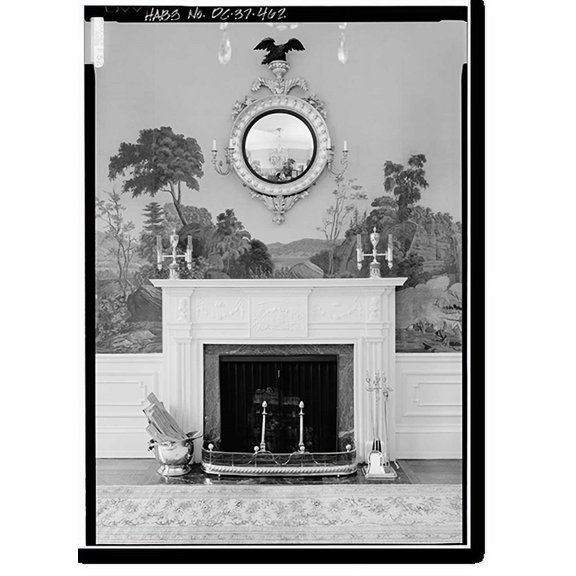 Historic Print, White House, 1600 Pennsylvania Avenue, Northwest, Washington, District of Columbia, DC - 434, 18" x 24"