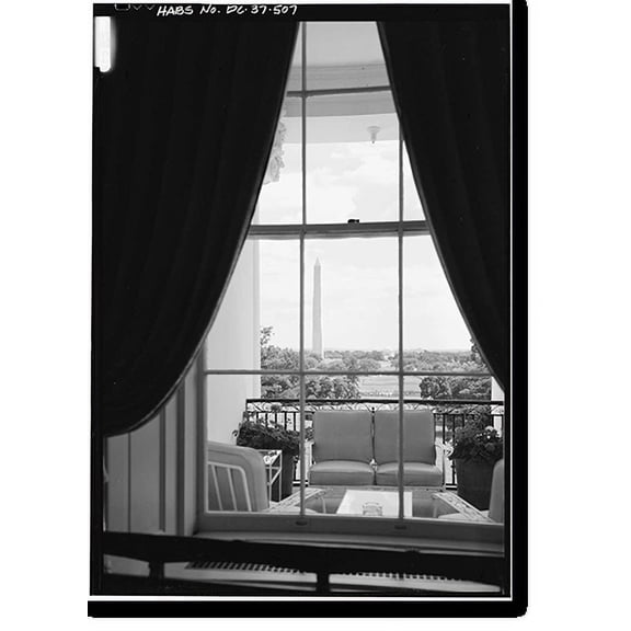 Historic Print, White House, 1600 Pennsylvania Avenue, Northwest, Washington, District of Columbia, DC - 471, 16" x 20"