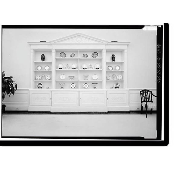 Historic Print, White House, 1600 Pennsylvania Avenue, Northwest, Washington, District of Columbia, DC - 531, 18" x 24"