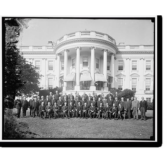 Historic Print, White House group, 16" x 20"