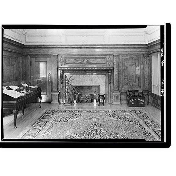 Historic Print, Whittier Mansion, 2090 Jackson Street, San Francisco, San Francisco County, CA - 14, 18" x 24"