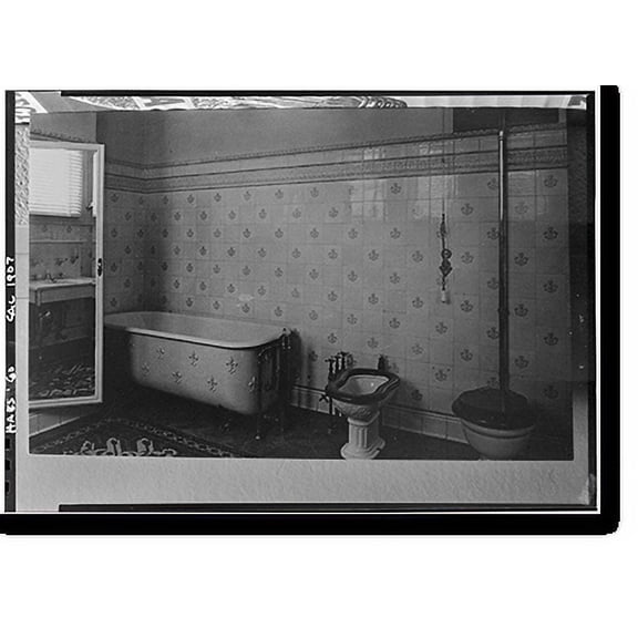 Historic Print, Whittier Mansion, 2090 Jackson Street, San Francisco, San Francisco County, CA - 16, 18" x 24"