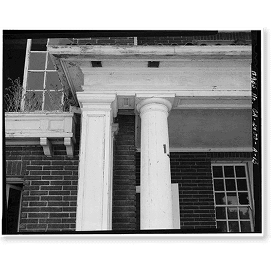 Historic Print, Whittier State School, Hospital & Receiving Building, 11850 East Whittier Boulevard, Whittier, Los Angeles County, CA - 13, 18" x 24"