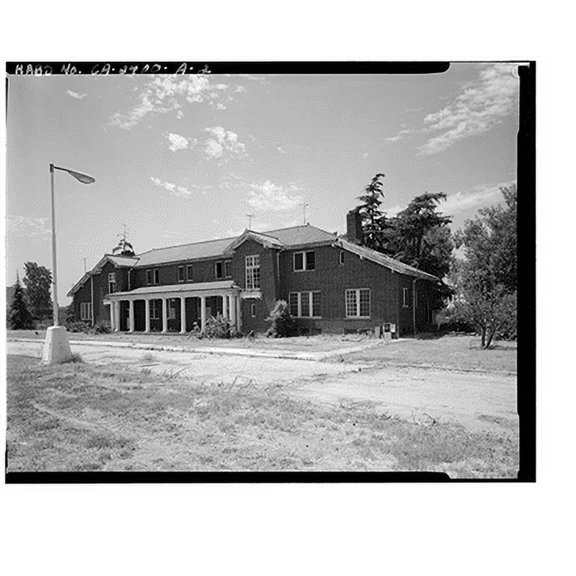 Historic Print, Whittier State School, Hospital & Receiving Building, 11850 East Whittier Boulevard, Whittier, Los Angeles County, CA - 2, 18" x 24"
