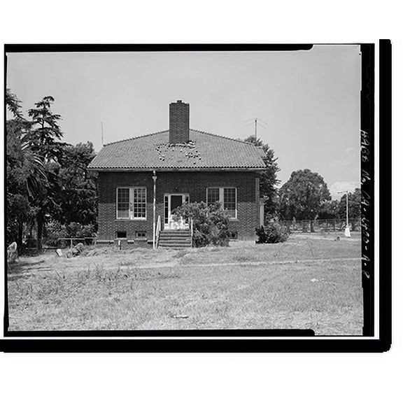 Historic Print, Whittier State School, Hospital & Receiving Building, 11850 East Whittier Boulevard, Whittier, Los Angeles County, CA - 8, 18" x 24"