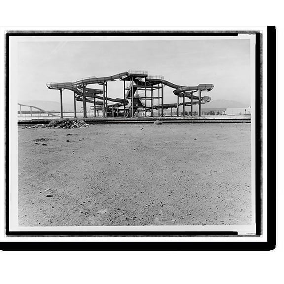 Historic Print, [Wild Island water slide, Sparks, Nevada], 18" x 24"