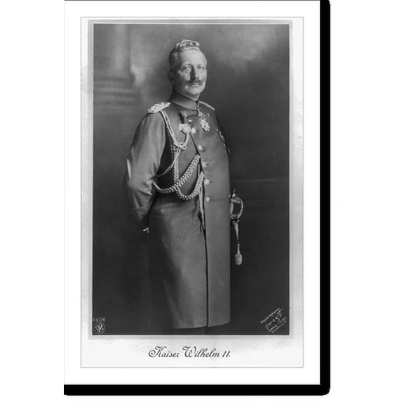 Historic Print, Wilhelm II, German Emperor, 1859-1941 - 3, 16" x 20"