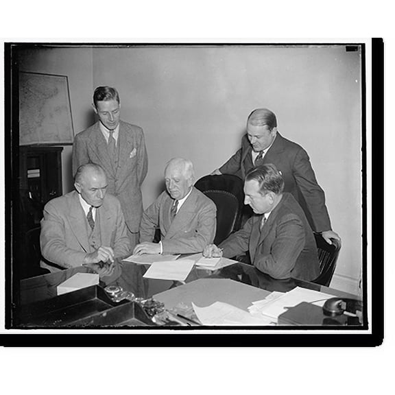 Historic Print, Will represent U.S. at nine power treaty conference in Brussels. Washington, D.C., Oct. 18. The United States Delegates to the Conference of Nine-Power Treaty Signatorie…16" x 20"