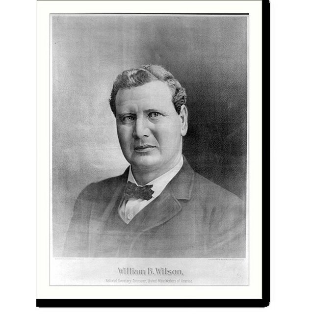 Historic Print, William B. Wilson, national secretarytreasurer, united