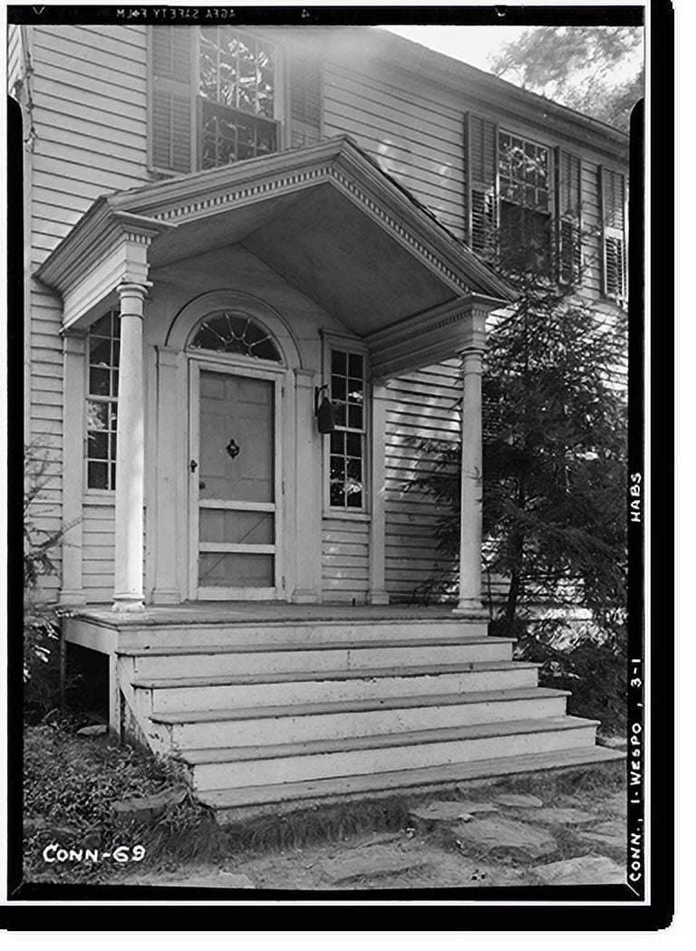 Historic Print, William Meade Prince House, Saint John Place, Westport
