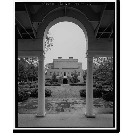 Historic Print, William Scarborough House, 41 West Broad Street, Savannah, Chatham County, GA - 17, 16" x 20"