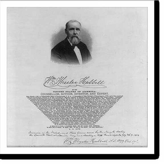 Historic Print, William Wheeler Hubbell, 1821-1902, 16" x 20"