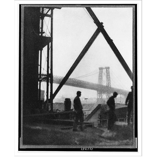Historic Print, [Williamsburg bridge], 18" x 24"