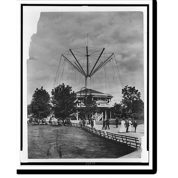 Historic Print, Willow Grove Park airships, Willow Grove, Pa., 18" x 24"