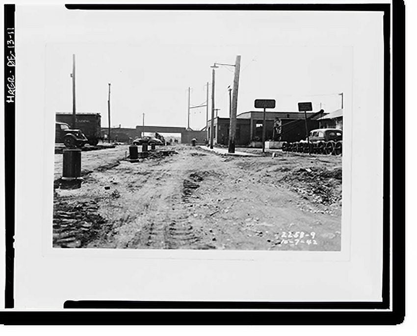 Historic Print, Wilmington & Northern Railroad, Repair Shop, Beech