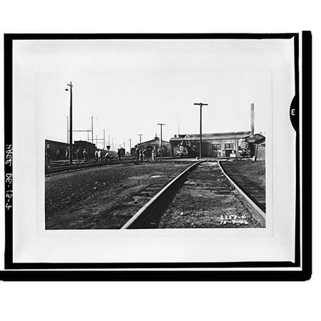 Historic Print, Wilmington & Northern Railroad, Repair Shop, Beech Street, Wilmington, New Castle County, DE - 7, 18" x 24"