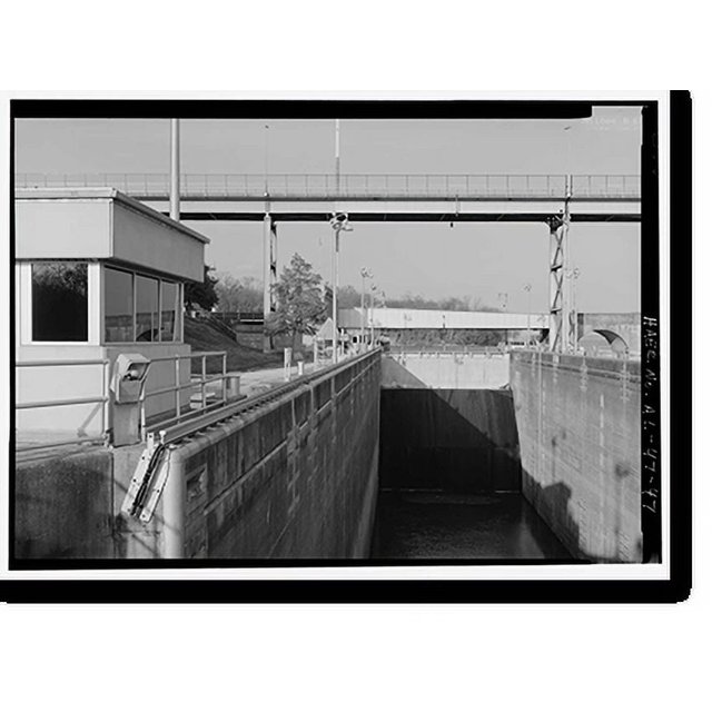 Historic Print, Wilson Dam & Hydroelectric Plant, Spanning Tennessee