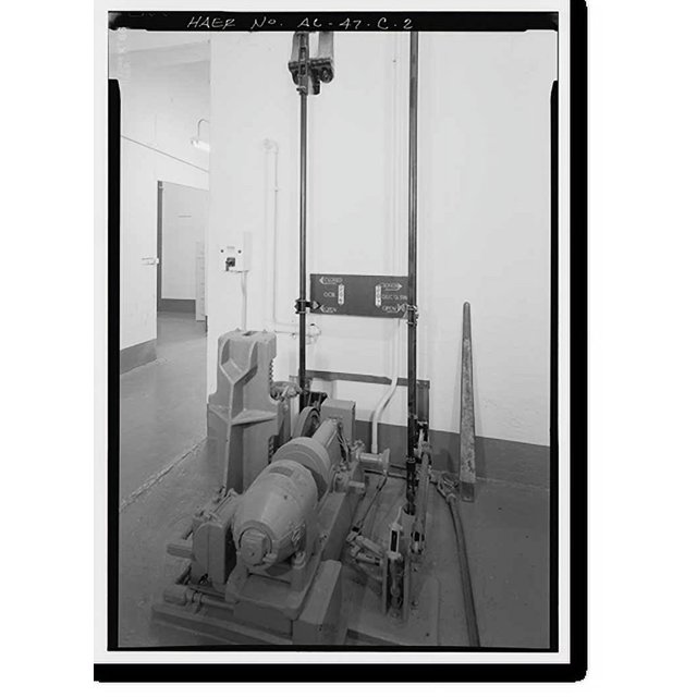 Historic Print, Wilson Dam & Hydroelectric Plant, Three Phase Tri Level