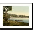 Historic Print, Windermere Bowness Bay and Belsfield Hotel Lake