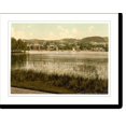 Historic Print, Windermere Bowness from Bellisle Lake District England