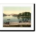Historic Print, Windermere Bowness from Ferry Hotel Lake District