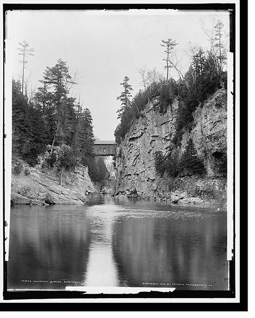 Historic Print, Winooski Burlington, Vt., 16" x 20"