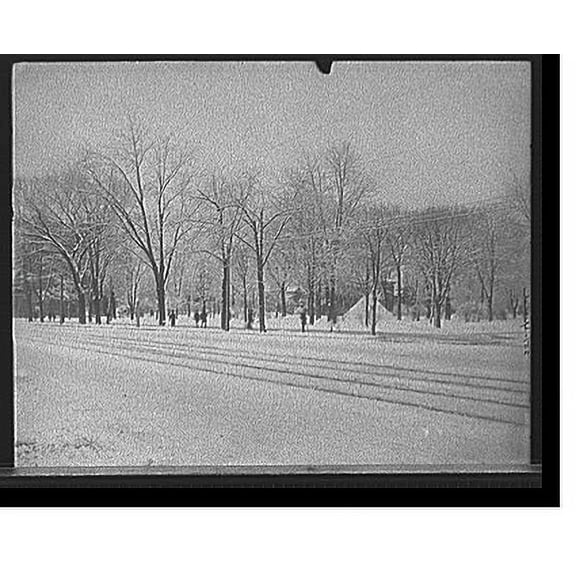 Historic Print, [Winter study, Grand Circus Park] - 5, 16" x 20"