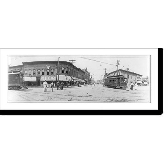 Historic Print, [Wisc. - Beloit - corner of State Street and Grand Ave.], 16" x 20"