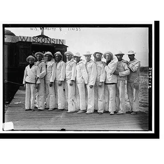 Historic Print, Wisc. Varsity 8, 16" x 20"