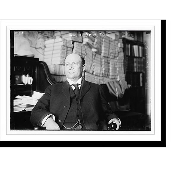 Historic Print, Wm. R. Smith seated (Texas), 16" x 20"