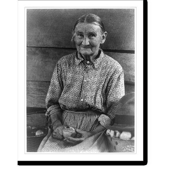 Historic Print, [Woman paring apple, no. 2], 18" x 24"