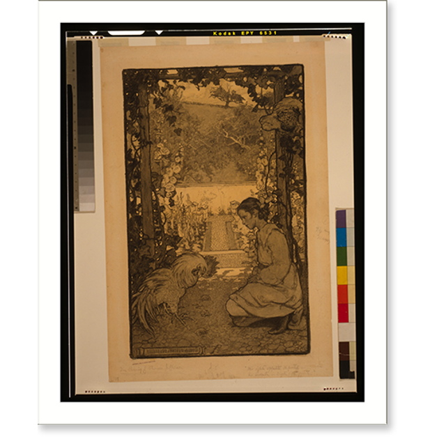 Historic Print, Won't you eat just one more kernal [i.e. kernel