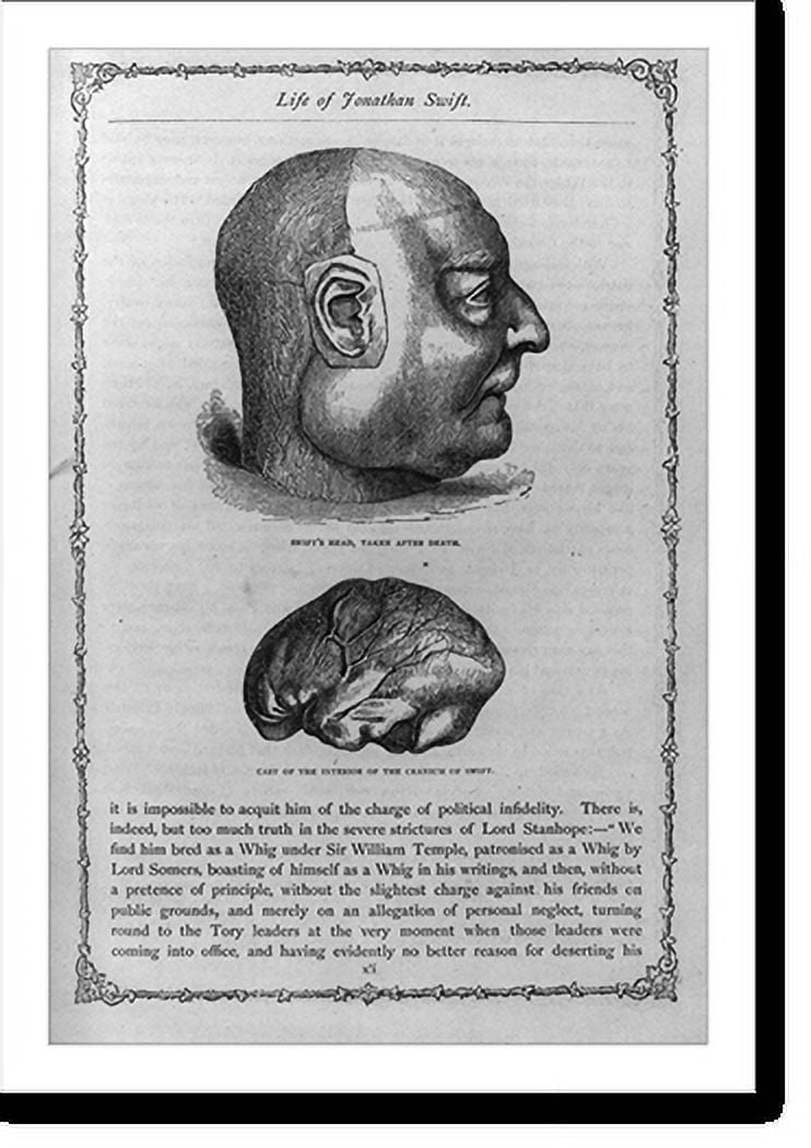 Historic Print, [Wood engraving from Swift, Gulliver's Travels (London