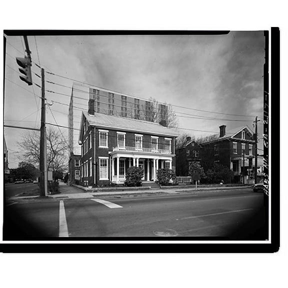 Historic Print, Woodrow Wilson Boyhood Home, 419 Seventh Street, Augusta, Richmond County, GA, 16" x 20"