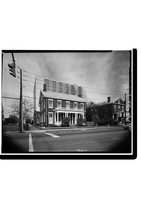 Historic Print, Woodrow Wilson Boyhood Home, 419 Seventh Street, Augusta, Richmond County, GA, 18" x 24"