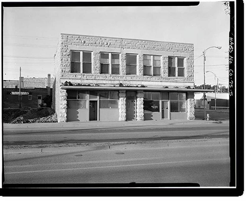 Historic Print, Woodruff Block, 2224 West First Street, La Junta, Otero County, CO 5, 16" x