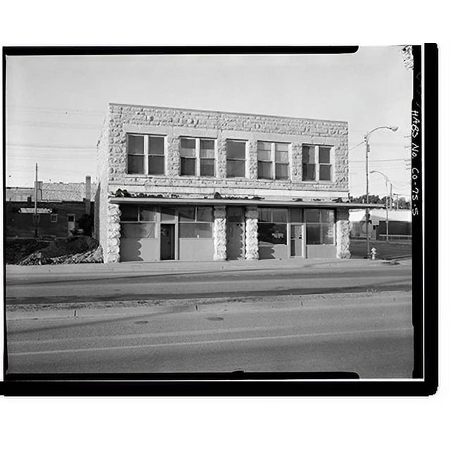 Historic Print, Woodruff Block, 2224 West First Street, La Junta