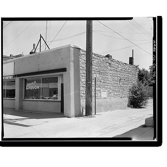 Historic Print, Woodruff Block, 22-24 West First Street, La Junta, Otero County, CO - 6, 16" x 20"
