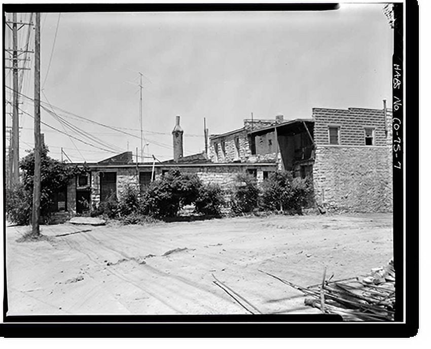 Historic Print, Woodruff Block, 2224 West First Street, La Junta, Otero County, CO 7, 16" x