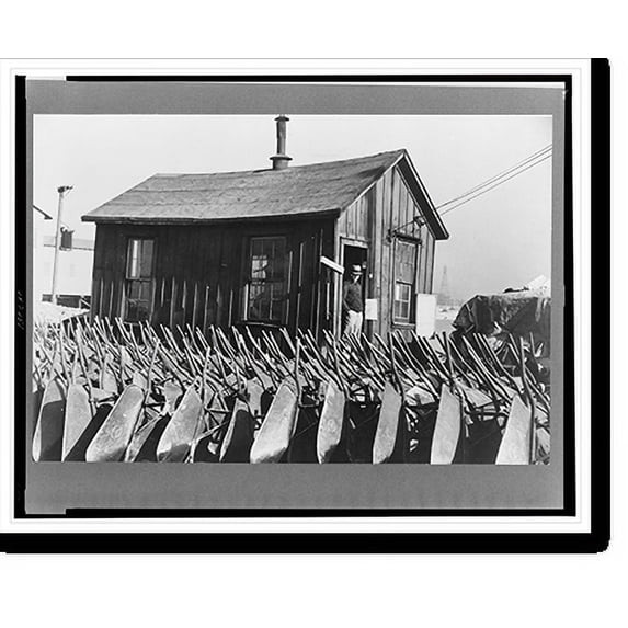 Historic Print, Work Projects Administration riverfront improvement project, Saint Louis, Missouri, 18" x 24"